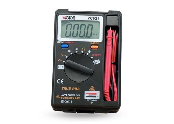 VICTOR VC921 휴대용 디지털 멀티미터 LCD 디스플레이